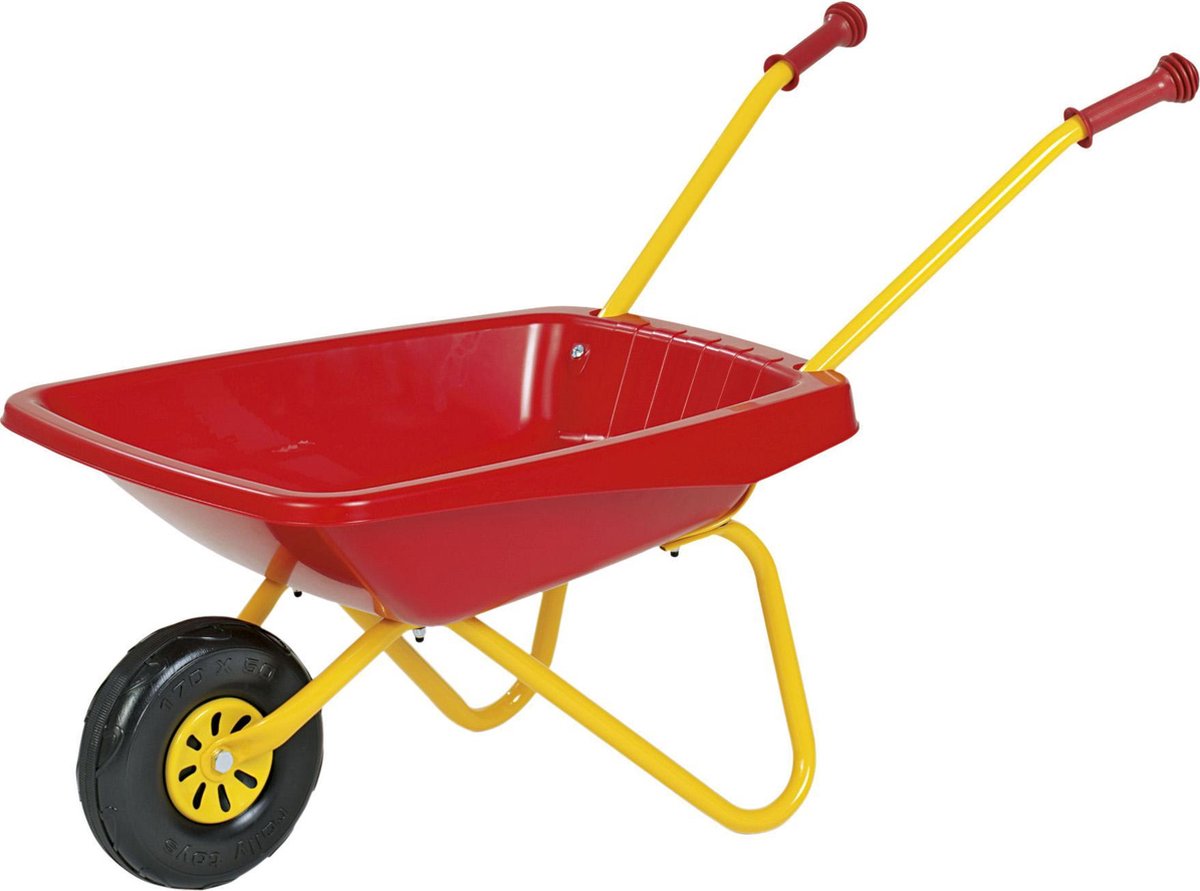 Rolly Toys Metalen/Kunststof Kruiwagen - Rood Speelgoedkruiwagen kopen online