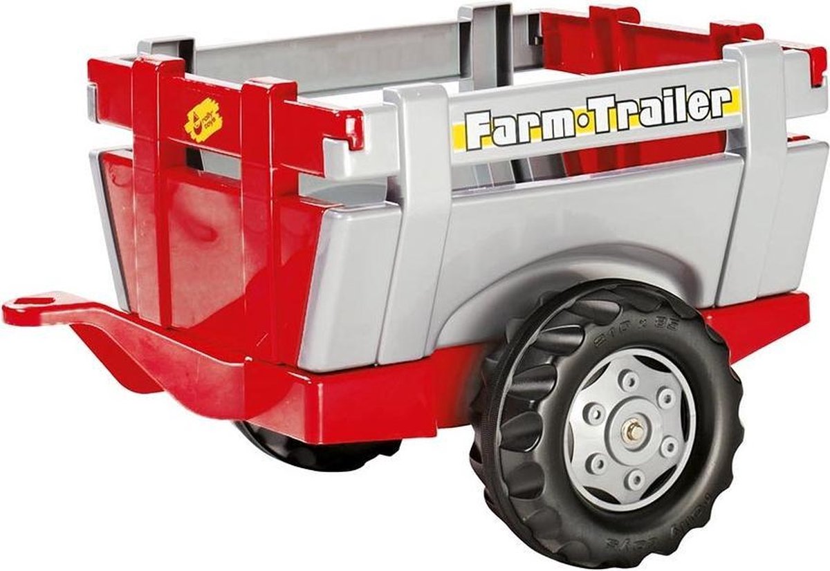 rolly toys rollyfarm aanhangwagen rood