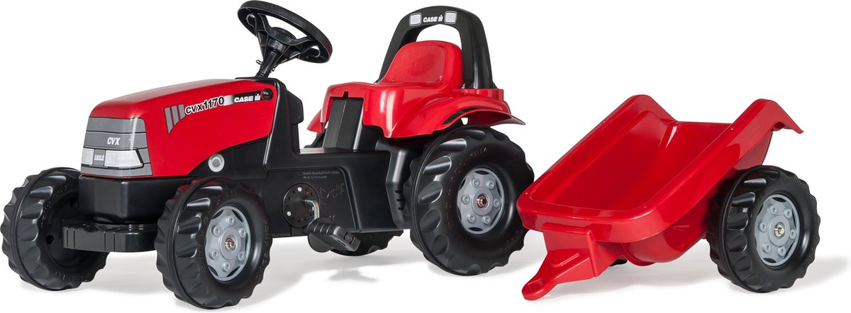 Rolly Toys rollyKid Case CVX - Traptractor met Aanhanger Traptractor kopen online