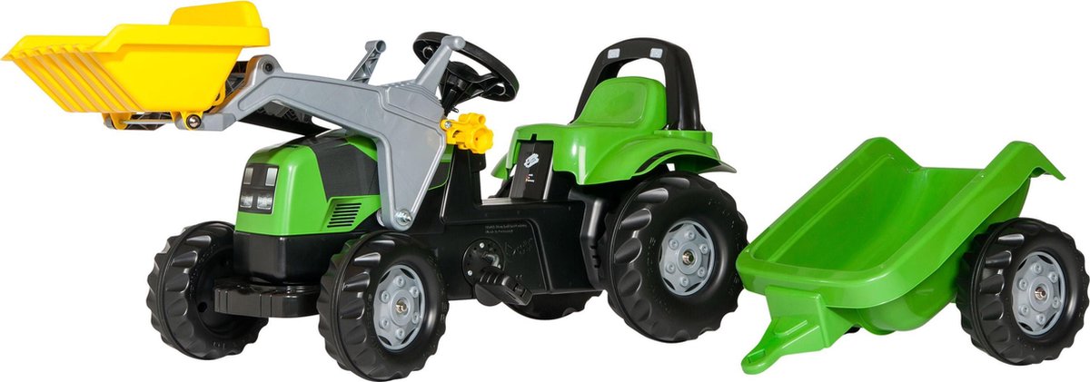 Rolly Toys RollyKid - Traptractor met Frontlader en Aanhanger Traptractor kopen online