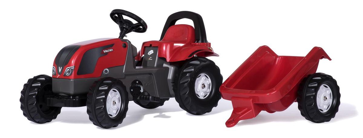 Rolly Toys rollyKid Valtra - Traptractor met Aanhanger Traptractor kopen online