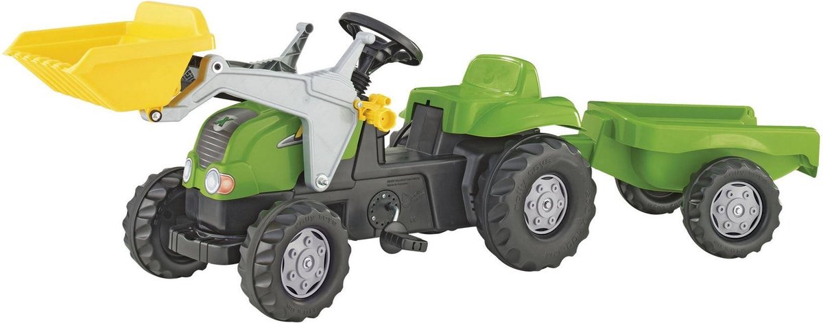 Rolly Toys RollyKid-X - Traptractor met Frontlader en Aanhanger Traptractor kopen online
