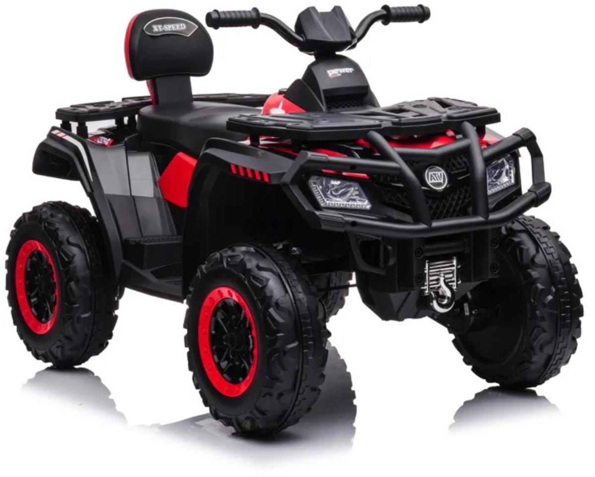 Rollzone S615-red - 24 volt elektrische quad - Voor kinderen tot 6 jaar tot maximaal 40 kg- blauw - 4 motoren - rubberen banden - Led-koplampen Accuvoertuig kopen online