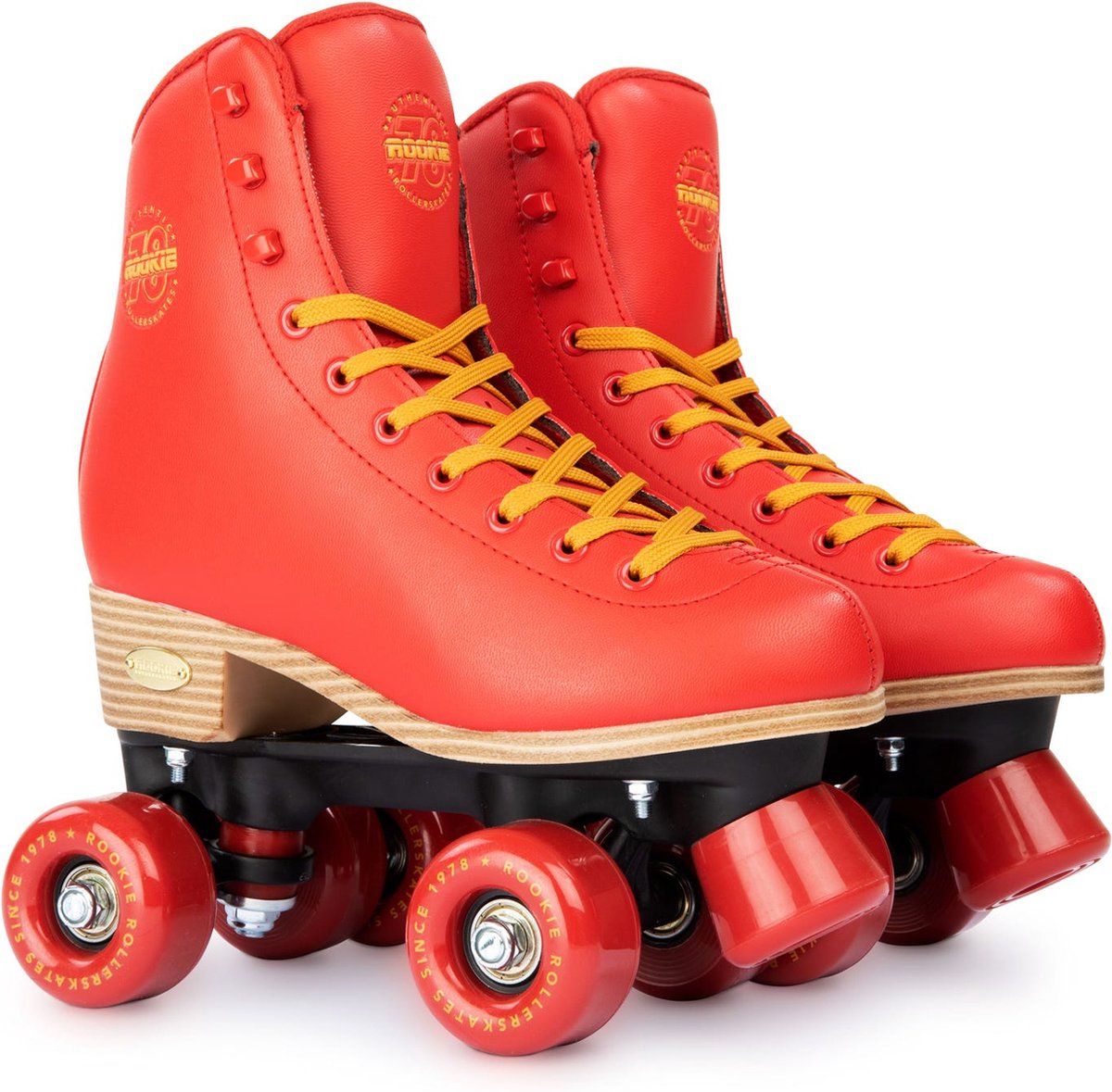 ROOKIE Classic 78 Rolschaatsen / Rollerskates - Vegan vriendelijk - ABEC-7 - Rood - Maat: 39,5 Rolschaatsen kopen online