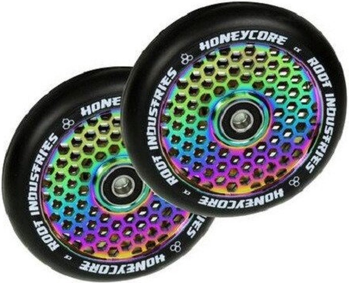 Root Honeycore Stuntstep 110mm Wielen 2pc. - Black Buitenspeelvoertuigaccessoire kopen online