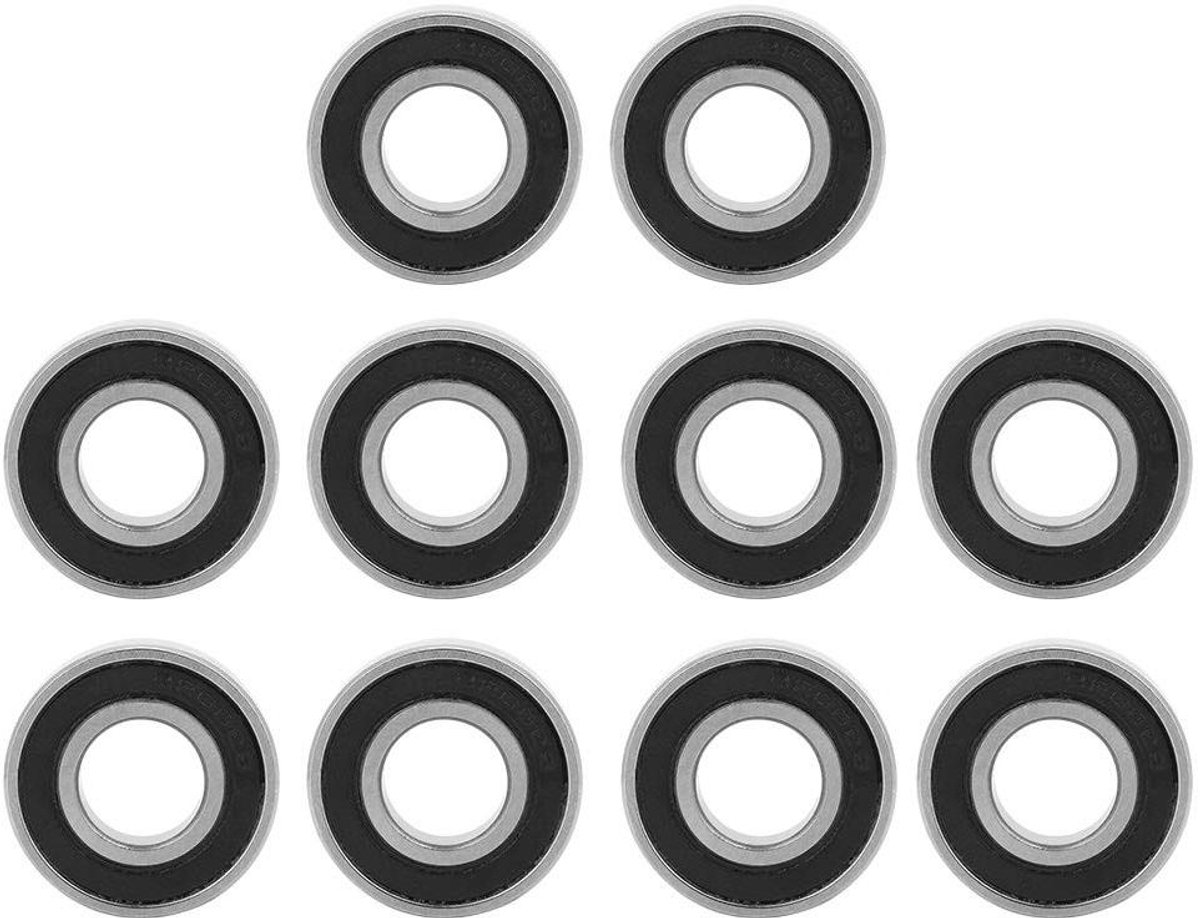 rubber afgedichte kogellagers voor skateboard set van 10 22x10x6 mm