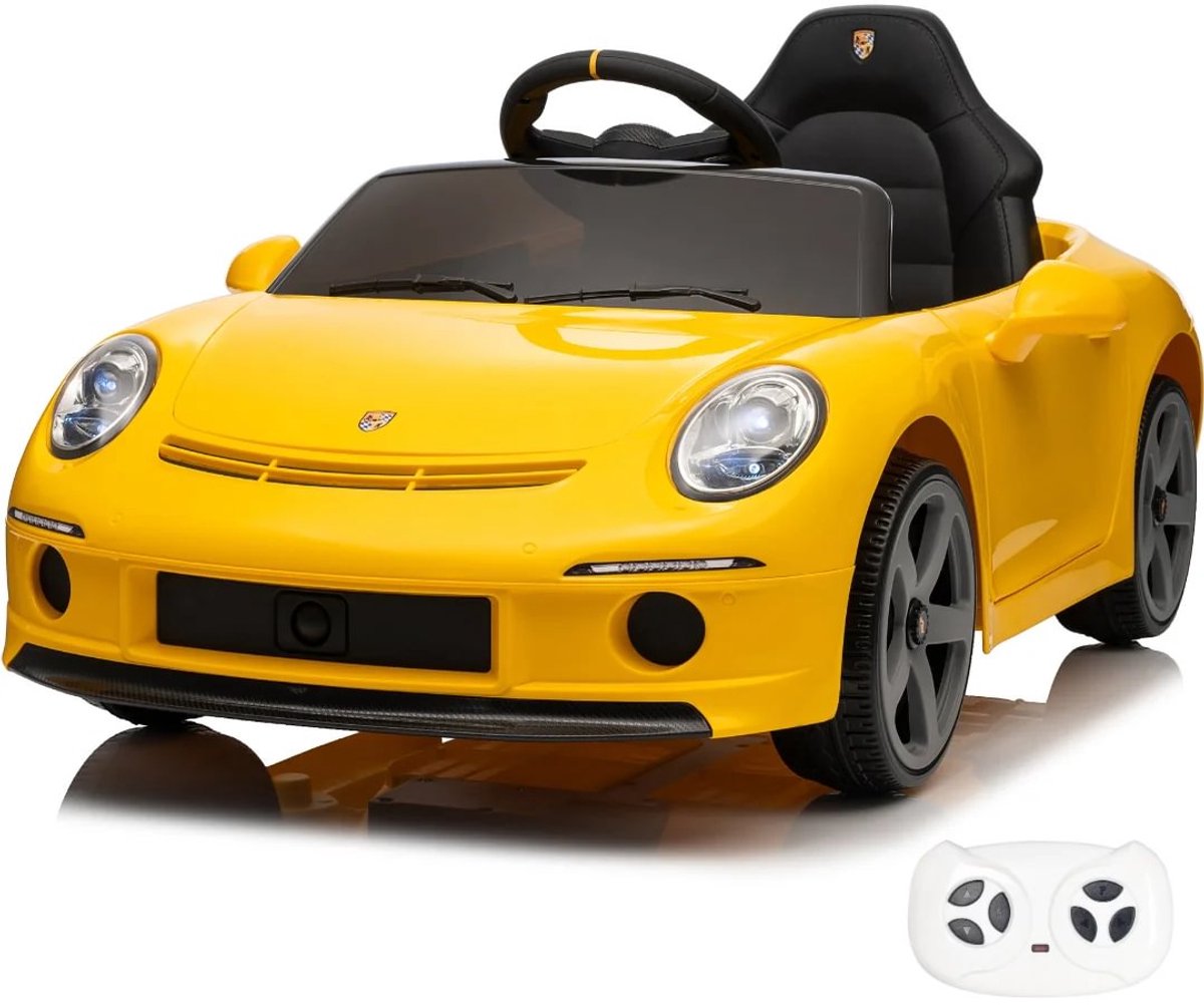 RUF GT - Elektrische Kinderauto 12V - 1 tot 5 jaar - Geel Accuvoertuig kopen online