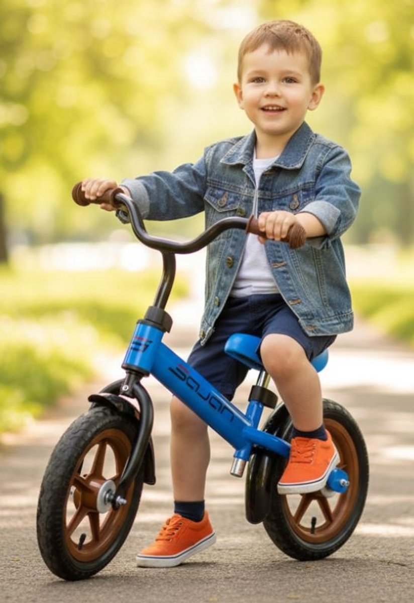 Sajan  Loopfiets - 12-inch - Blauw Loopfiets kopen online