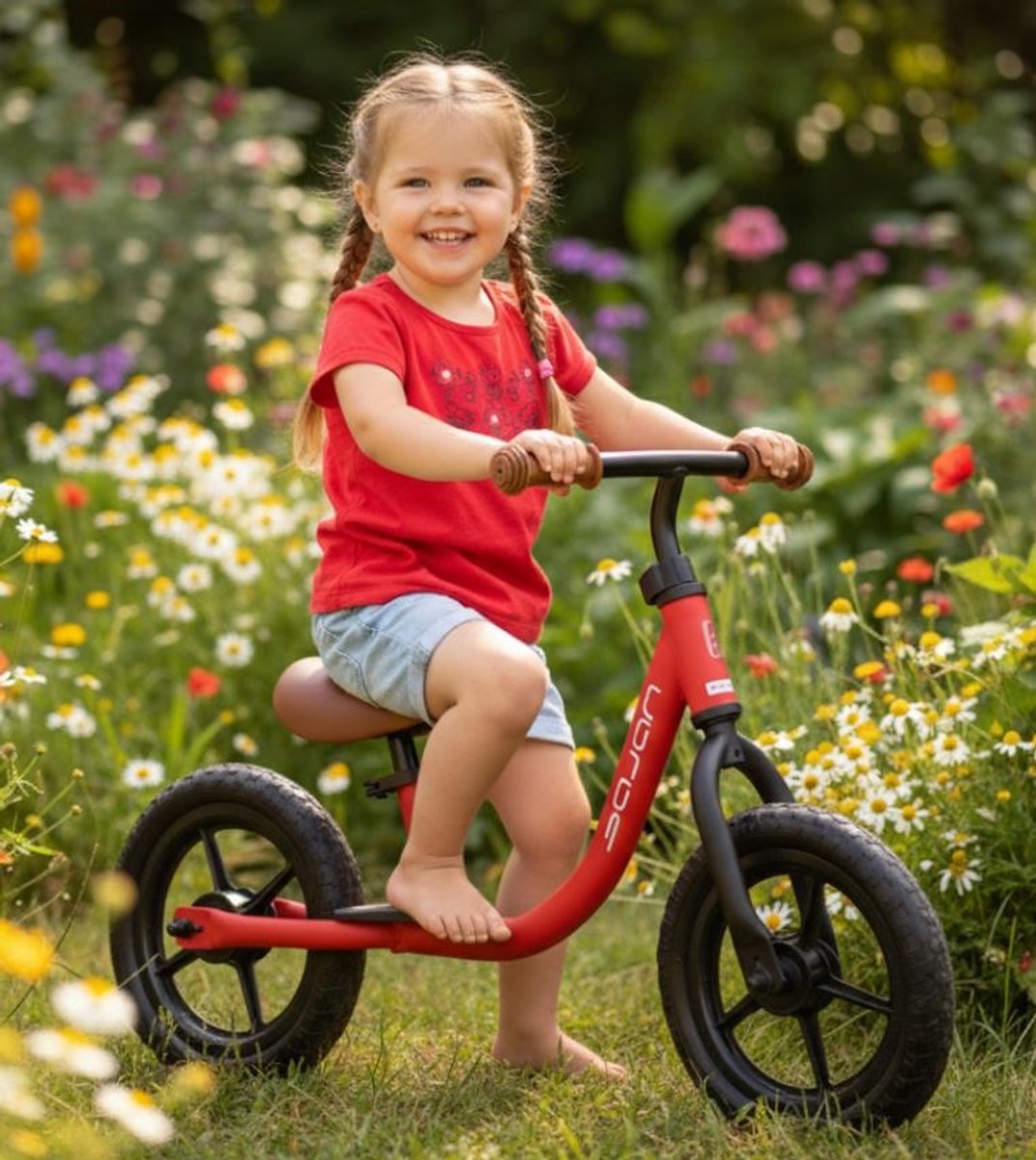 sajan loopfiets balance bike jongens en meisjes loopfiets 2 jaar buitenspeelgoed mat rood