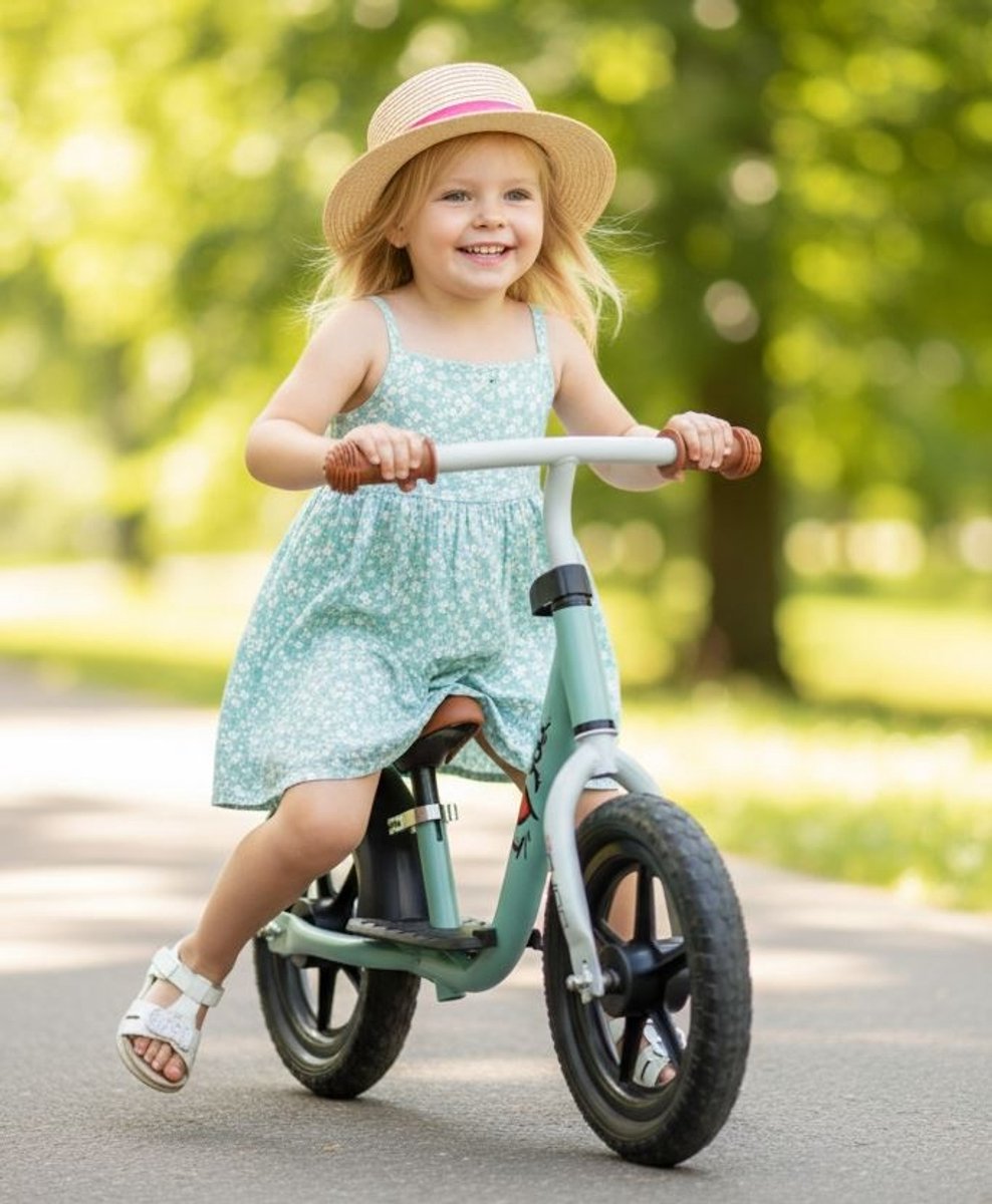 sajan loopfiets balance bike jongens en meisjes loopfiets 2 jaar buitenspeelgoed olijfgroen