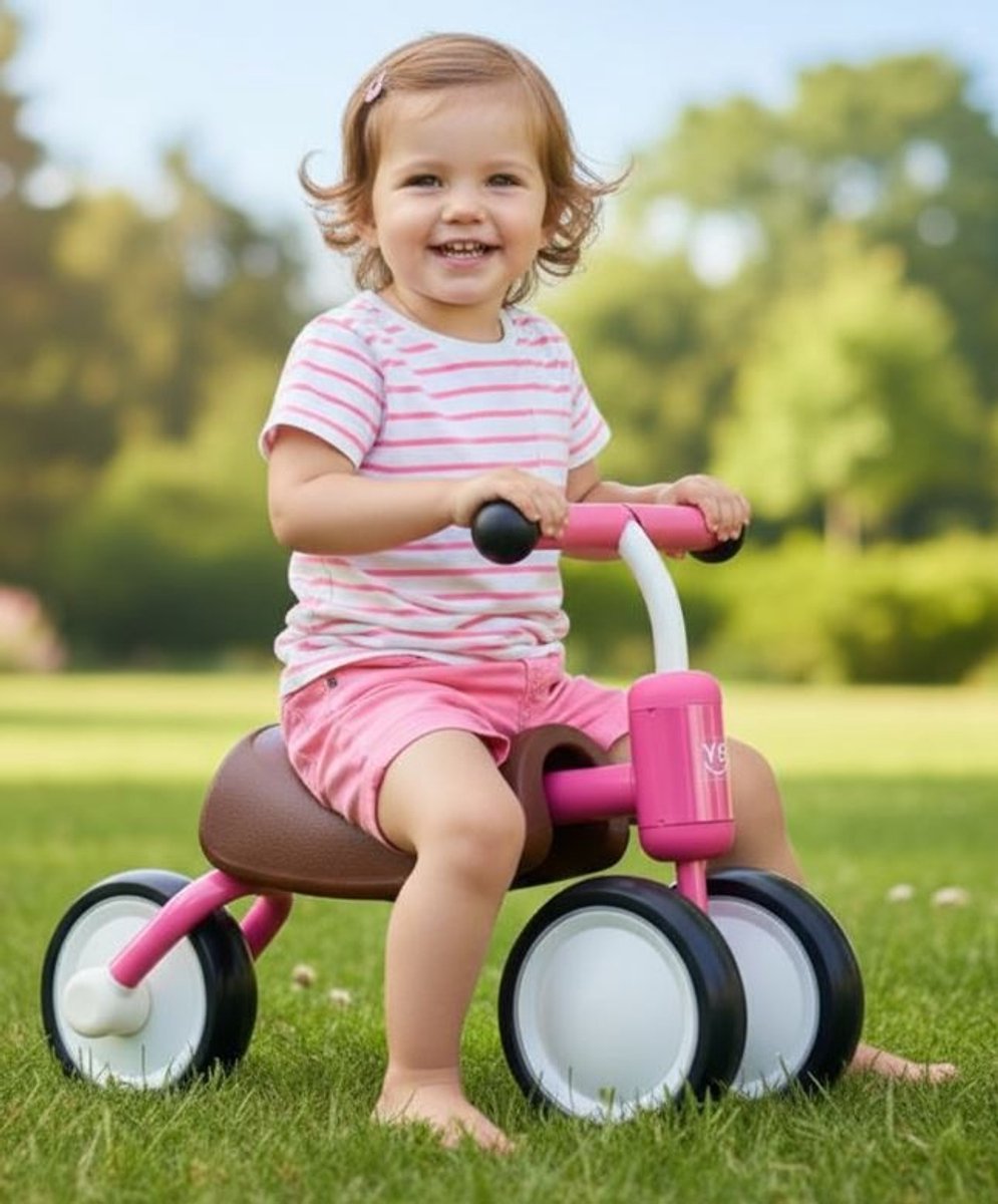 Sajan Loopfiets Horse - Jongens en Meisjes - 1 Jaar - Speelgoed - Roze Loopfiets kopen online