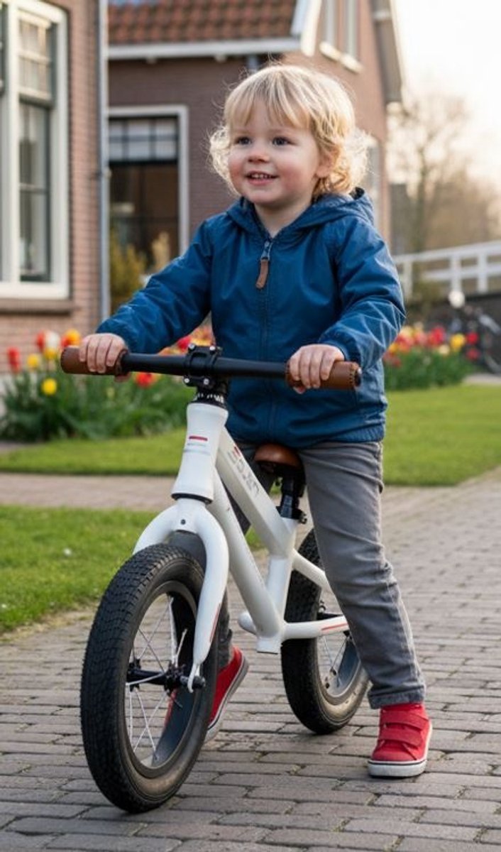Sajan Loopfiets-Pro - Aluminium - Wit Loopfiets kopen online