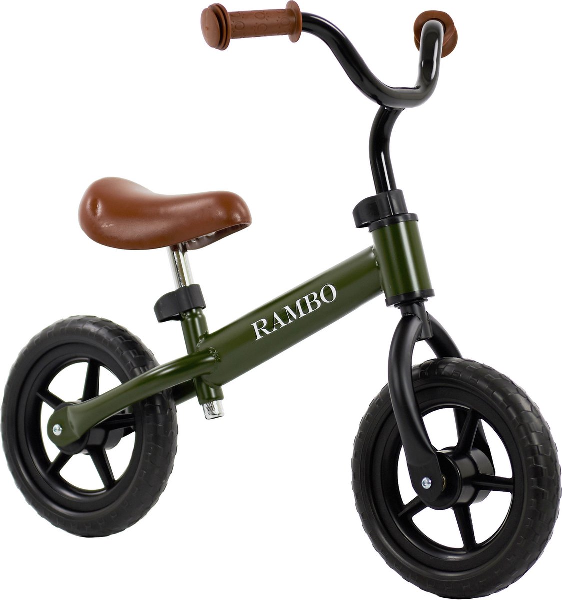 Sajan Rambo Loopfiets - Mat-Groen Loopfiets kopen online