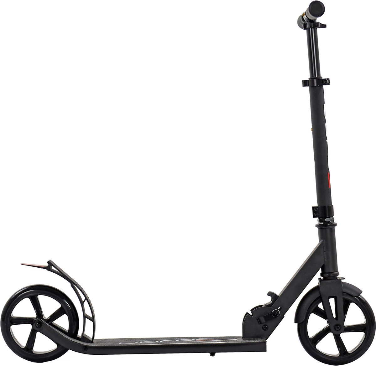 Sajan Step - Aluminium - Kinderstep - Grote Wielen - Autoped -18cm -Zwart Step kopen online