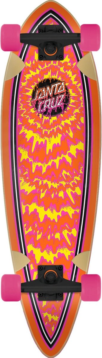 Santa Cruz Cruiser - Toxic Dot Pintail Multicolored Longboard kopen online