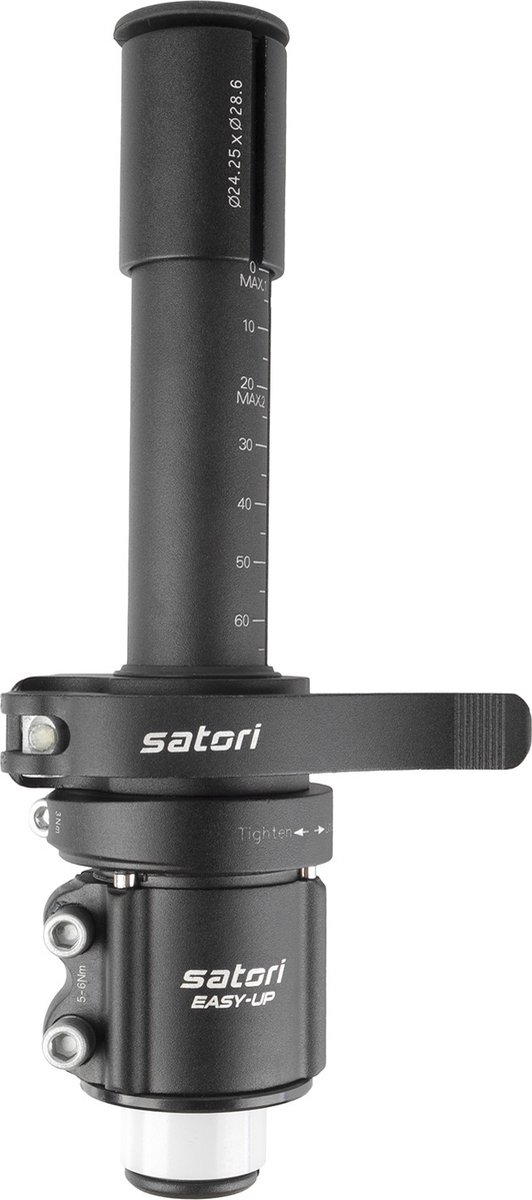 satori easy up hoogte adapter 25 4 205 28 6 mm matzwart