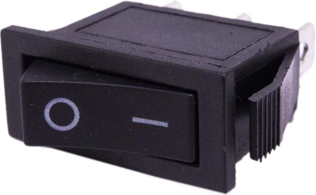Schakelaar aan uit zwart 31mm x 14mm voor elektrische kinderauto - kindermotor - kinderquad - kindertractor - accuvoertuig Accuvoertuig kopen online