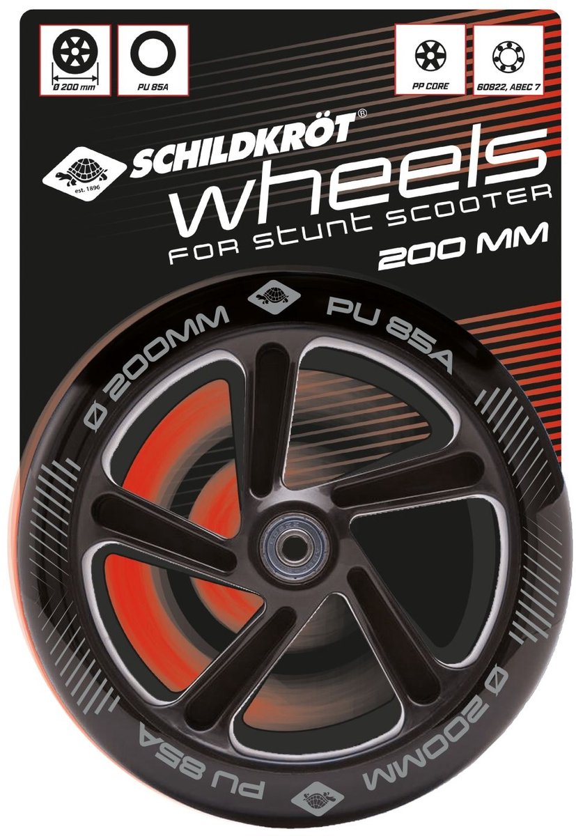 Schildkröt Kick Scooter Stepwiel 200mm Zwart Step kopen online