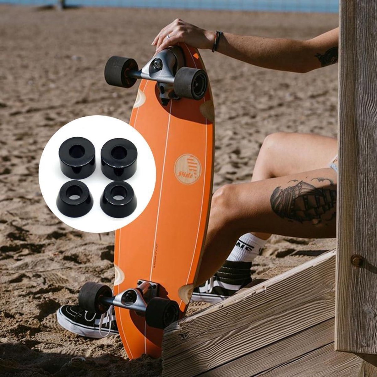 Schokdempers en pivot set voor vrachtwagens skateboard en longboard - uitstekende prestaties voor elke skatesessie Longboard kopen online