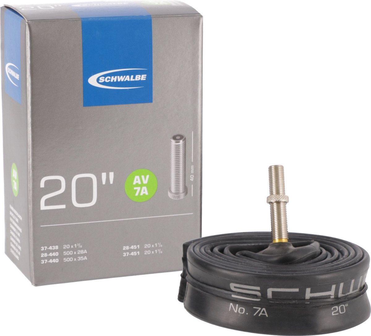 schwalbe binnenband fiets auto ventiel 20 x 1 1 8 x 20 x 1 3 8 37 451