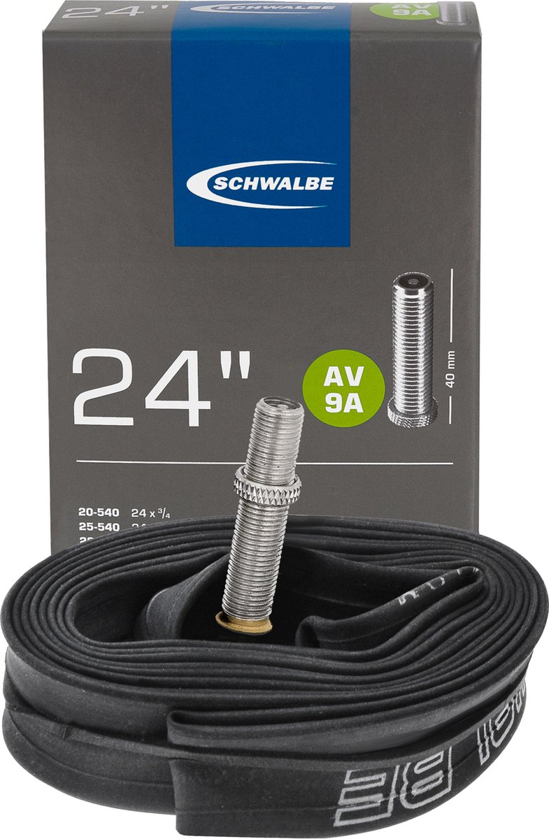 schwalbe binnenband fiets auto ventiel 24 x 1 00 25 540