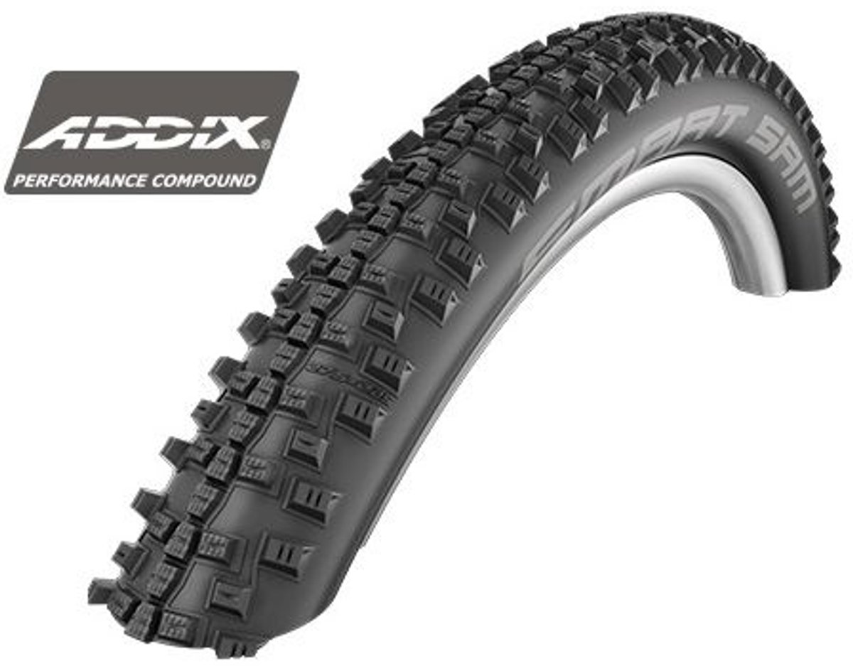 schwalbe draadband smart sam 27 5 x 2 6 inch 65 584 20 45 psi addix zwart