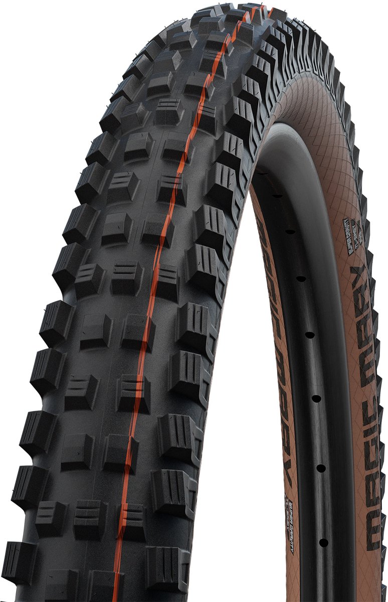 schwalbe vouwband magic mary super gravity tle 29 x 2 4 inch 62 622 addix soft zwart brons
