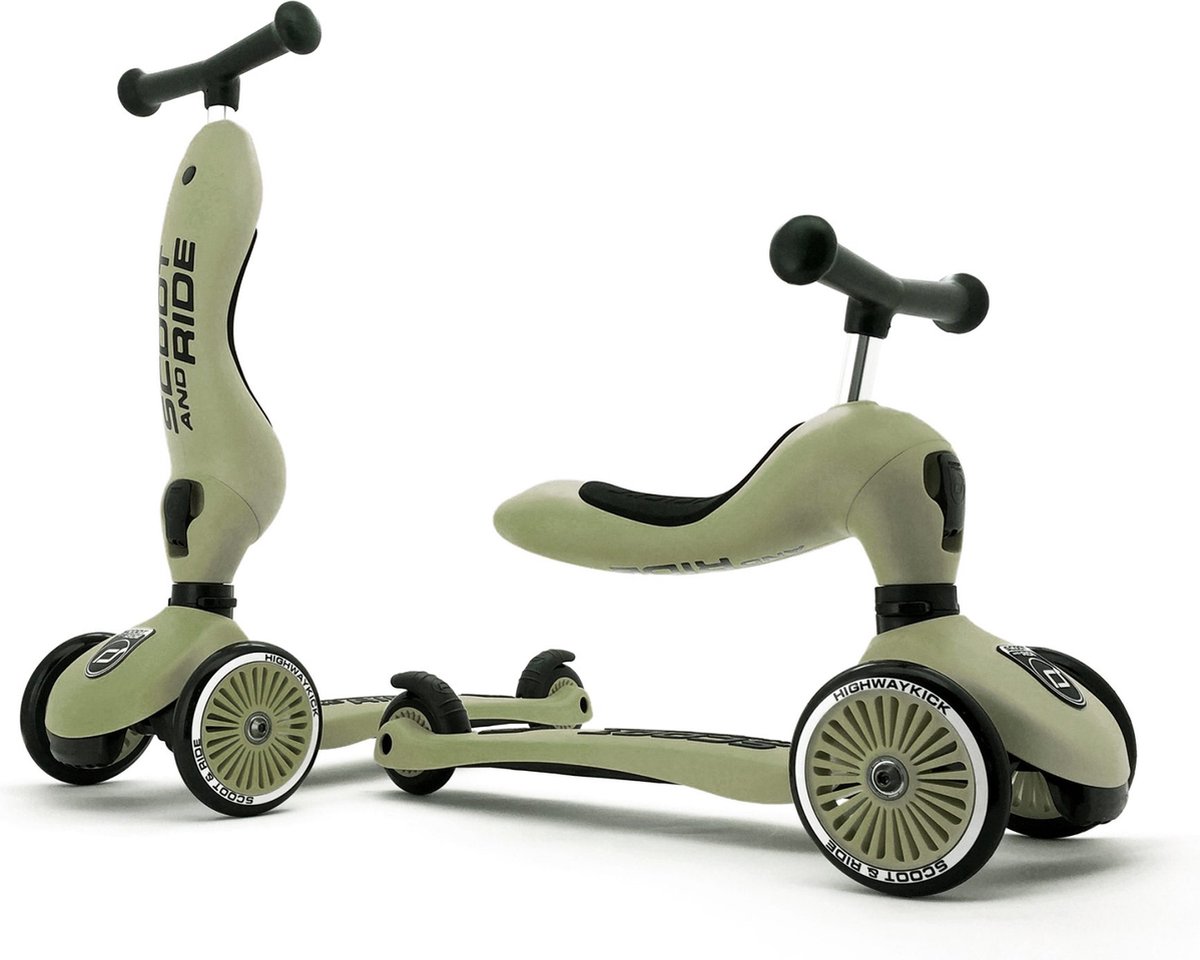 Scoot & Ride highwaykick 1 olive Step kopen online