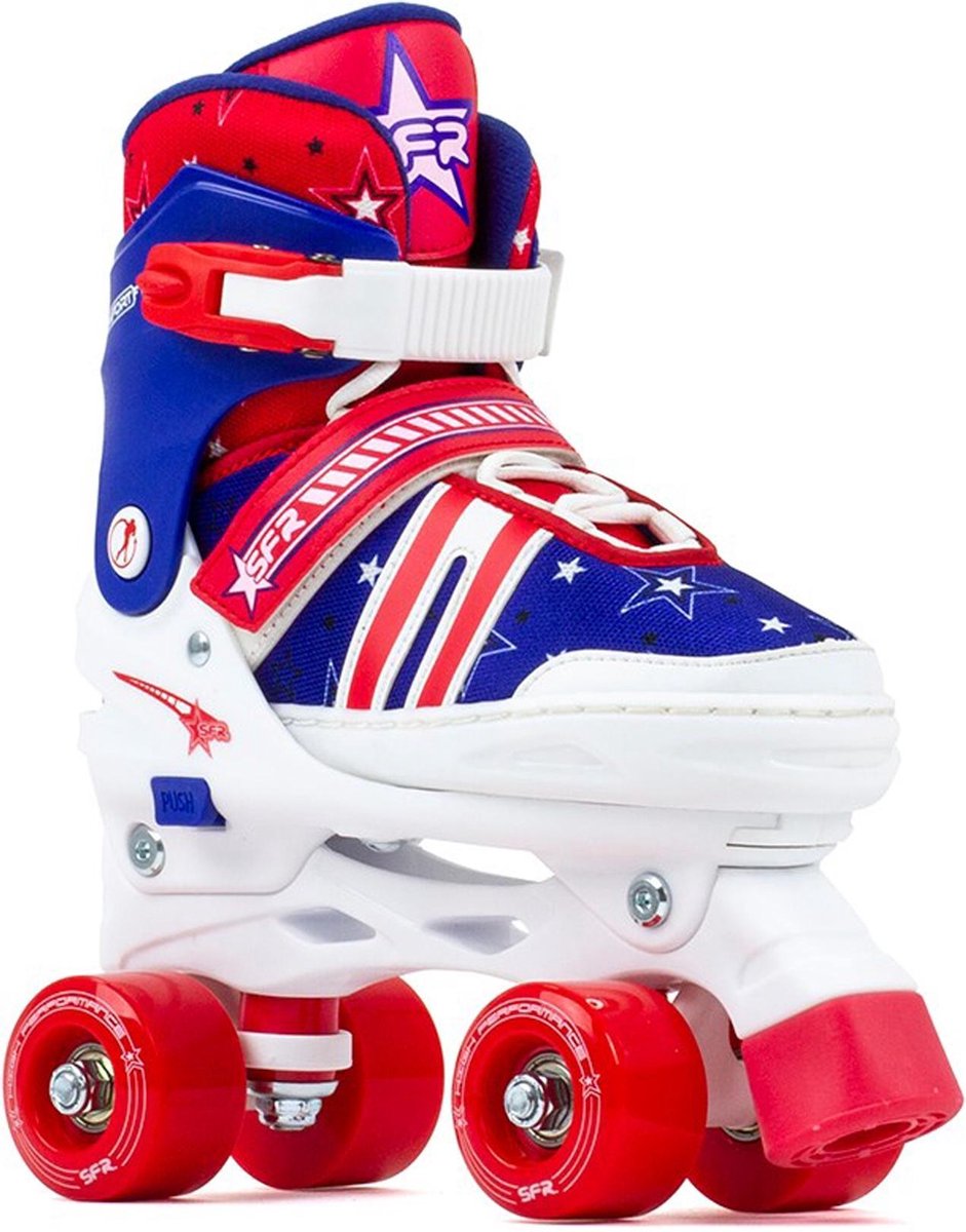SFR Rolschaatsen - Maat 33-37Kinderen - blauw/rood/wit Rolschaatsen kopen online