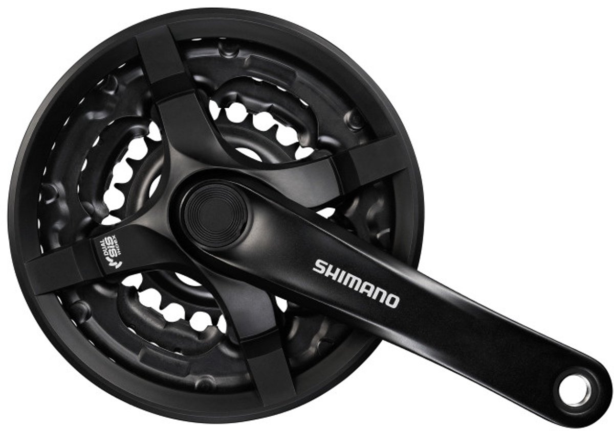 shimano crankstel tourney fc ty501 cg triple 28 38 48t zwart