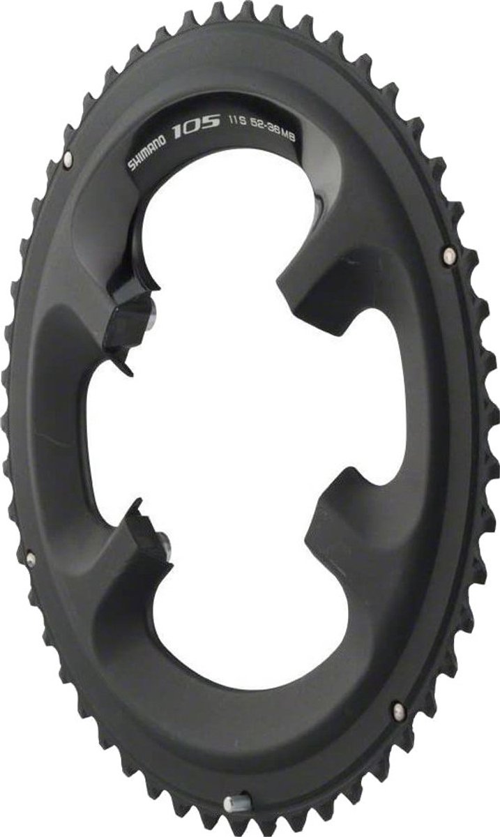 shimano kettingblad 105 fc 5800 52t mb 110 mm 11s zilver