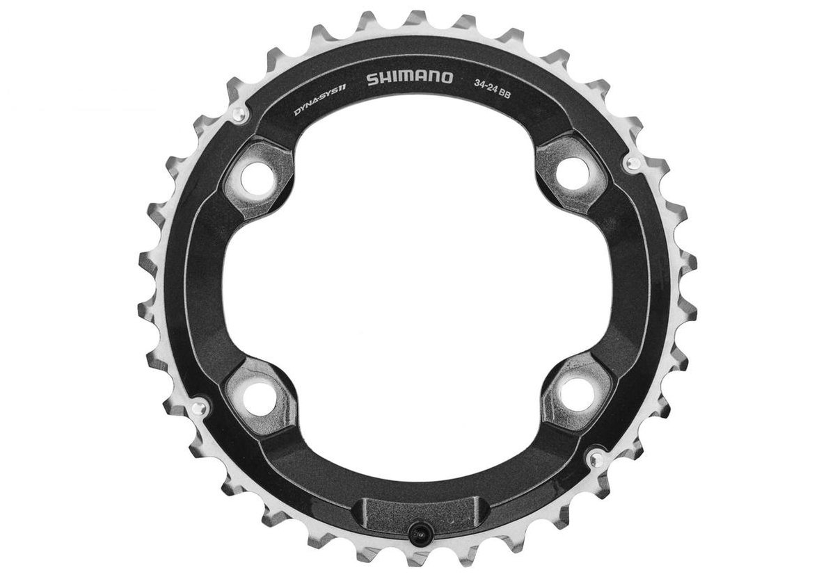 Shimano Kettingblad Xt Fc-m8000 34t-bb 11s 96 Mm Grijs Fiets kopen online