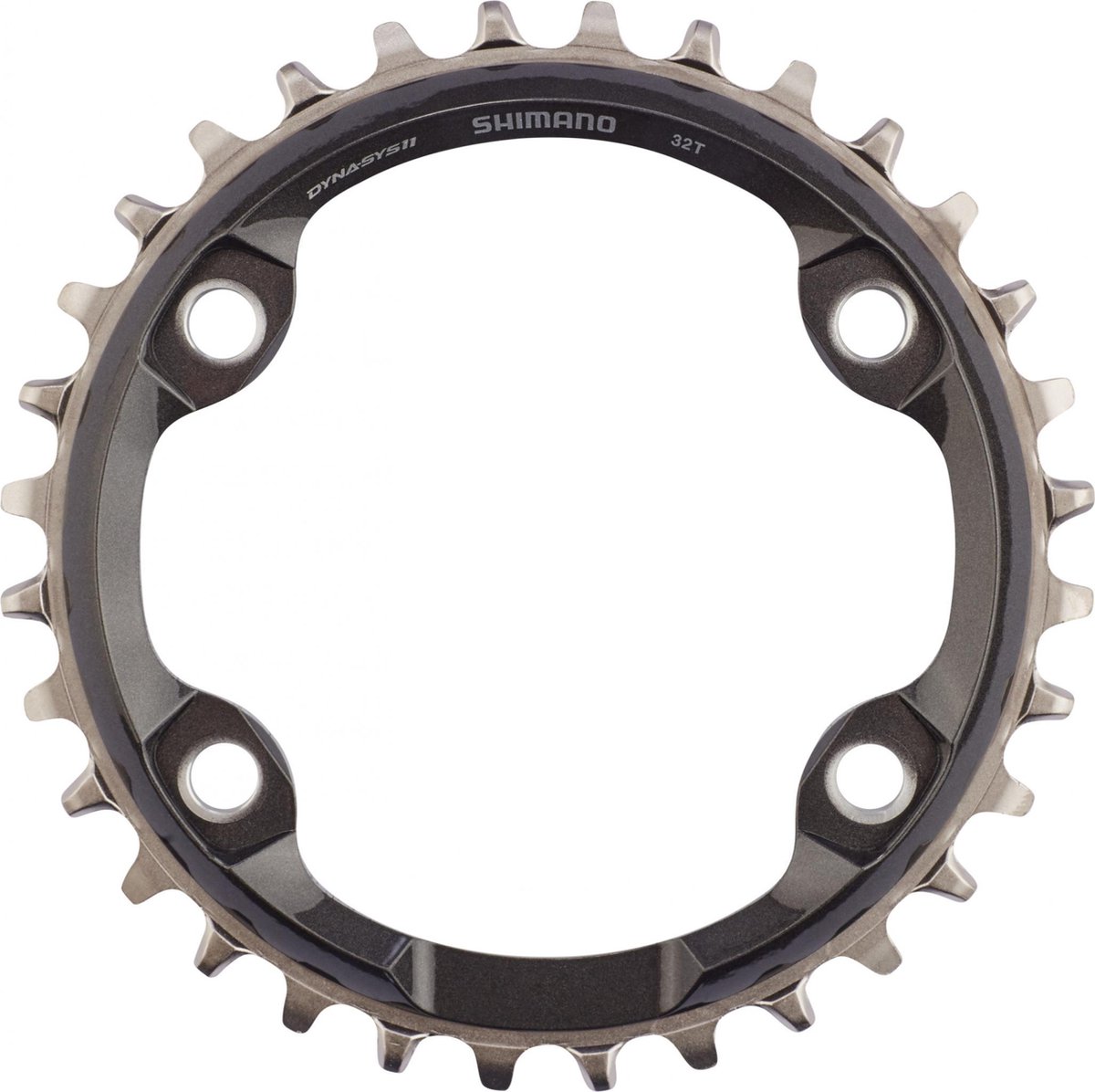 Shimano Kettingblad Xt Sm-crm81 11s 96 Mm 32t Rvs Zwart/grijs Fiets kopen online