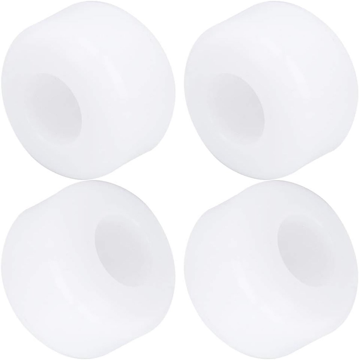 Skateboardwiel, 4 stuks, hoge elasticiteit PU-visplank skateboardwielen vervanging (wit) Skateonderdeel kopen online