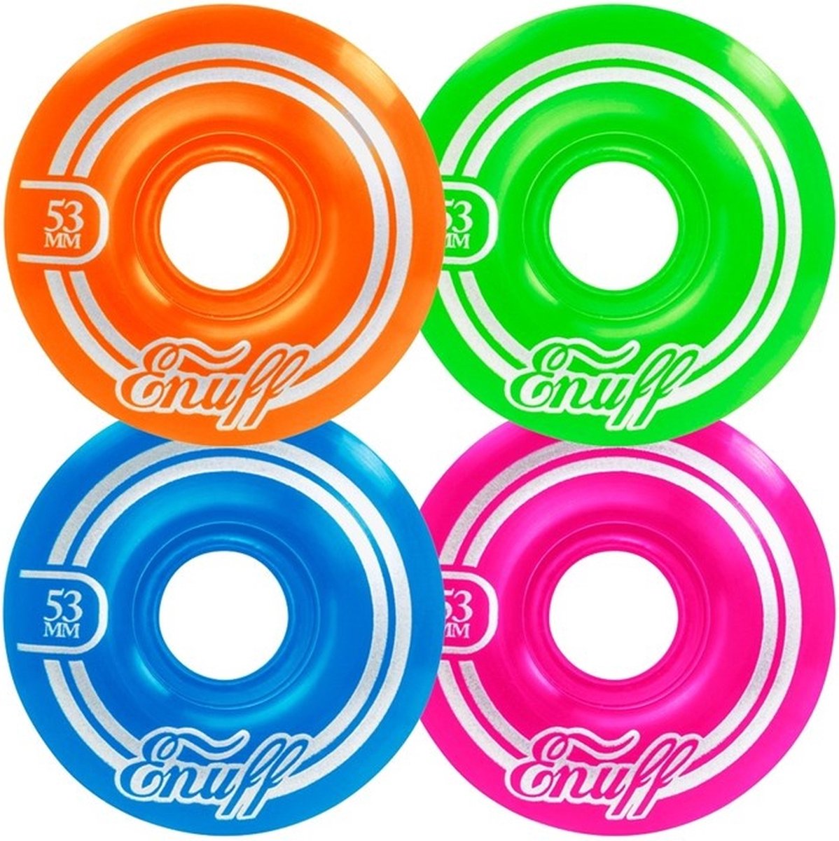 Skateboardwielen Disco 53mm (set van 4) Skateonderdeel kopen online