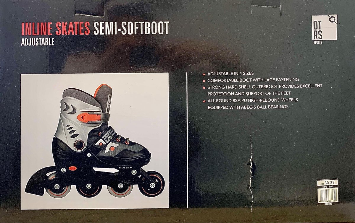 Skeelers - Semi-Softboot - verstelbaar - maat 30-33 Rolschaatsen kopen online