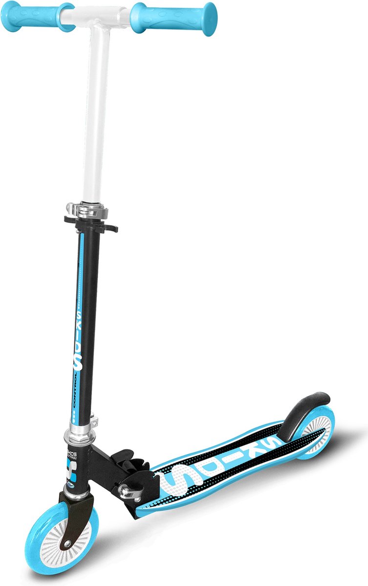 Skids Control 2-wiel Kinderstep Opvouwbaar Voetrem Blauw/zwart Step kopen online