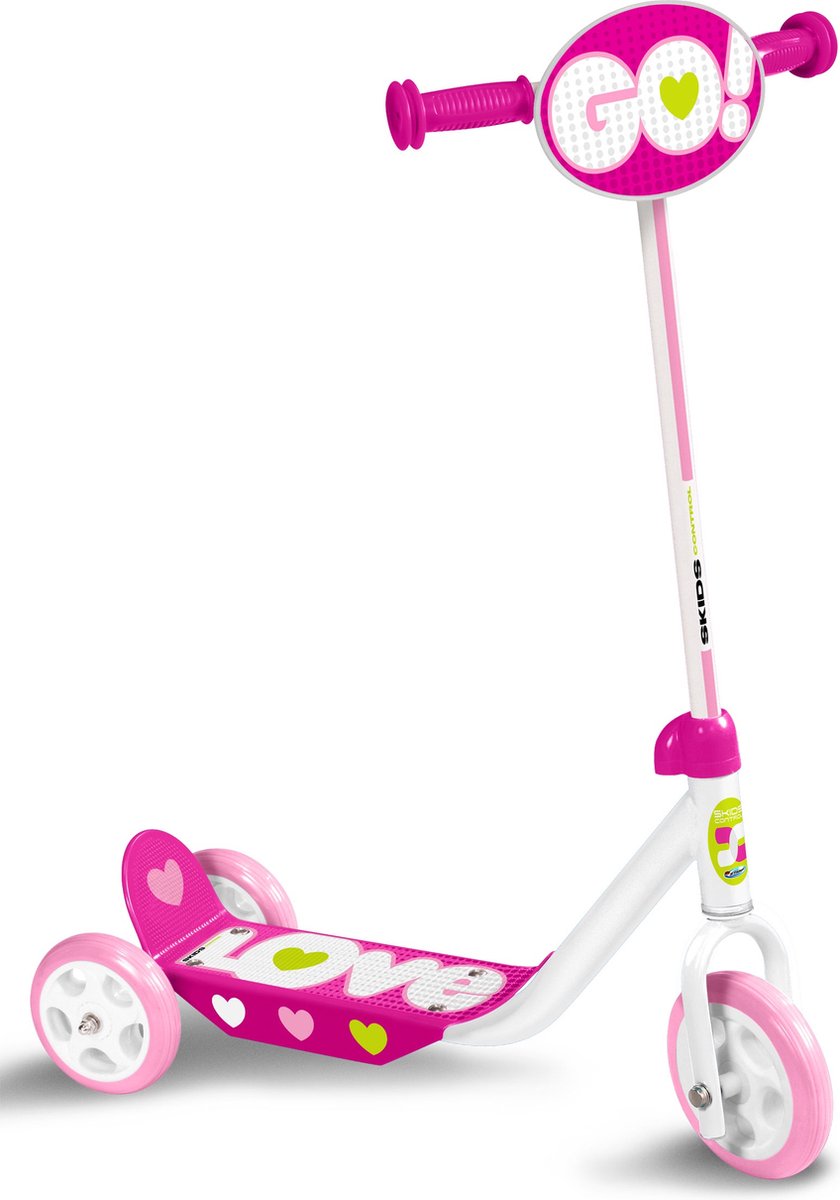 Skids Control Kinderstep Love - Step - Meisjes - Roze;Wit Step kopen online