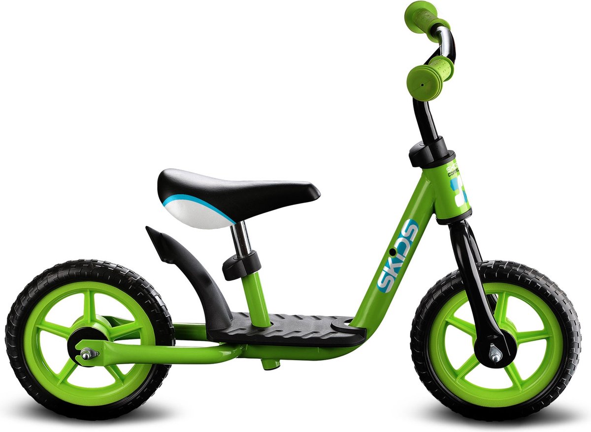 Skids Control Loopfiets - Loopfiets - Jongens en meisjes - Groen;Zwart - 10 Inch Loopfiets kopen online