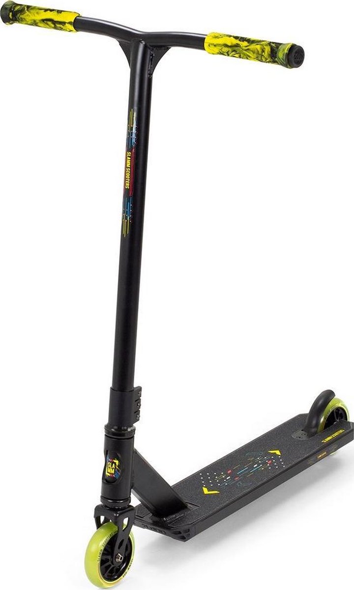Slamm Classic V9 Stuntstep Black Yellow Step kopen online