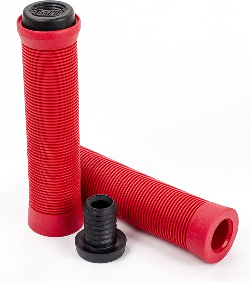 Slamm Handvatten Pro Bar Grips 129 Mm Polyurethaan Rood Per Set Skateonderdeel kopen online