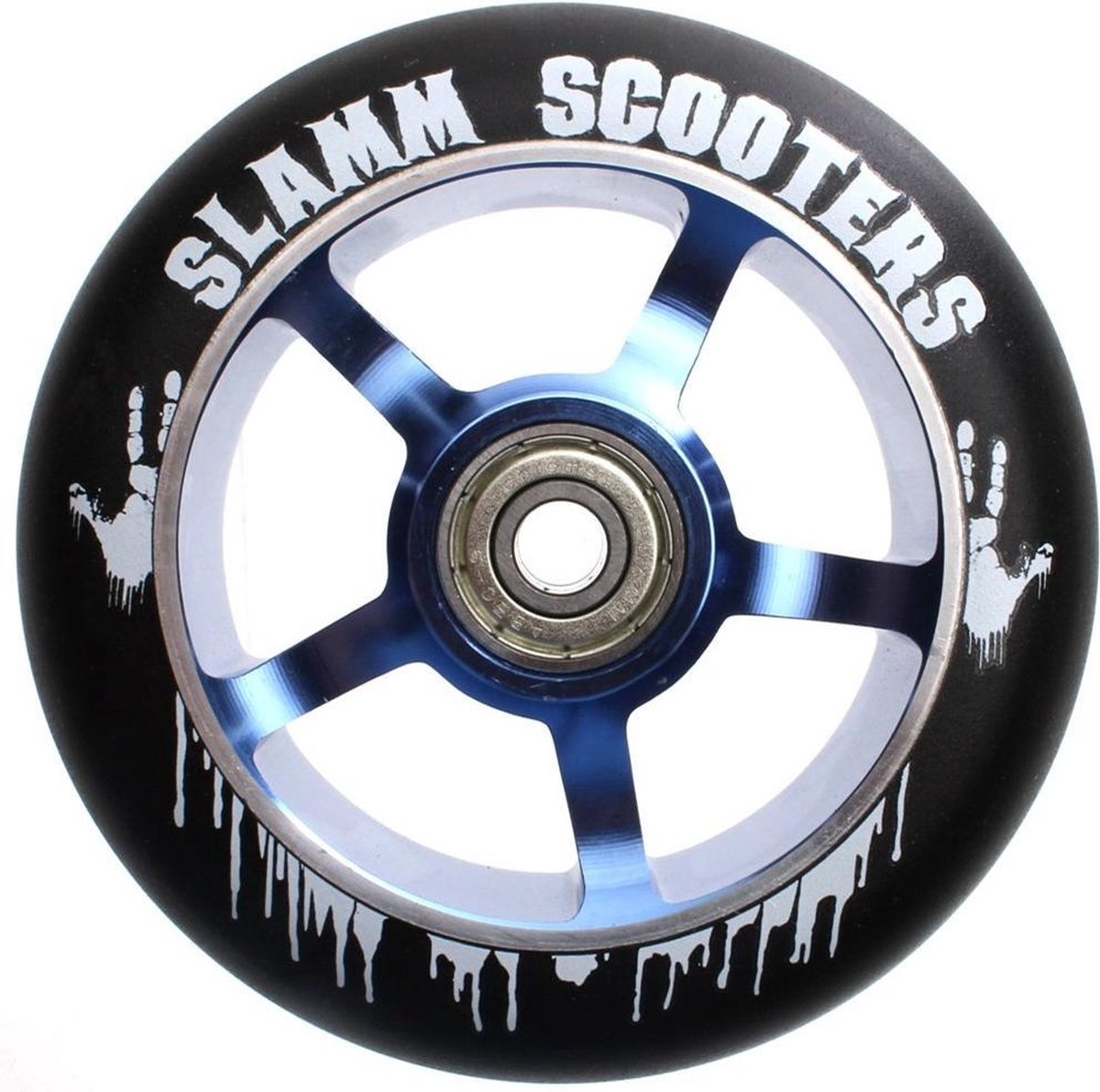 Slamm Wiel Sl549 Spoked 110 Mm Blauw Buitenspeelvoertuigaccessoire kopen online