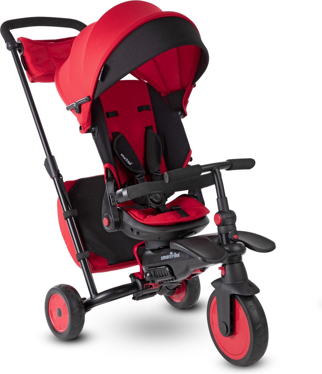 SmarTrike - STR7 Opvouwbare 7 in 1 Driewieler en Buggy - Rood Driewieler kopen online