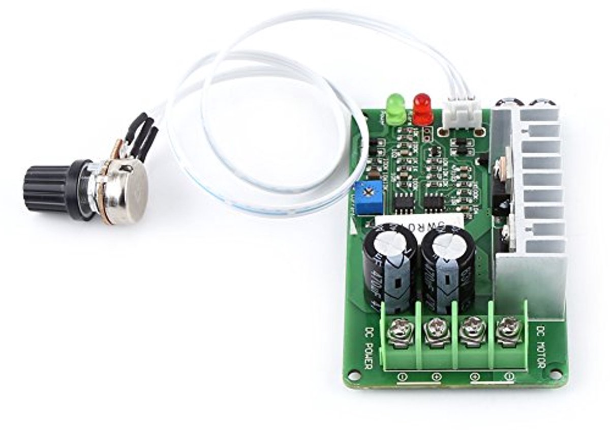 Snelheidsregelaar voor DC Motoren tot 15A met Overbelastingsbeveiliging Loopmotor kopen online