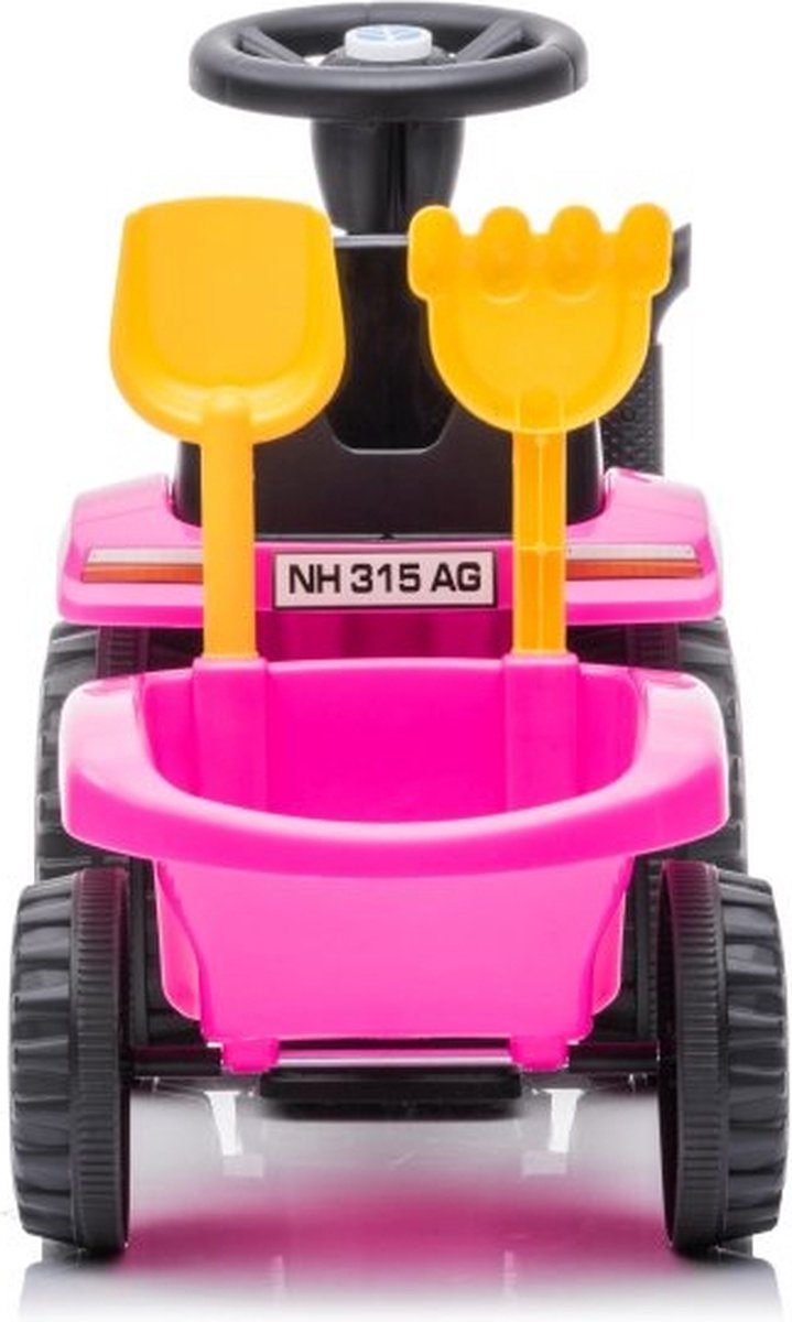 Speelgoed tractor - roze - met aanhanger - tot 25 kg - 91x 29x44 cm Accuvoertuig kopen online
