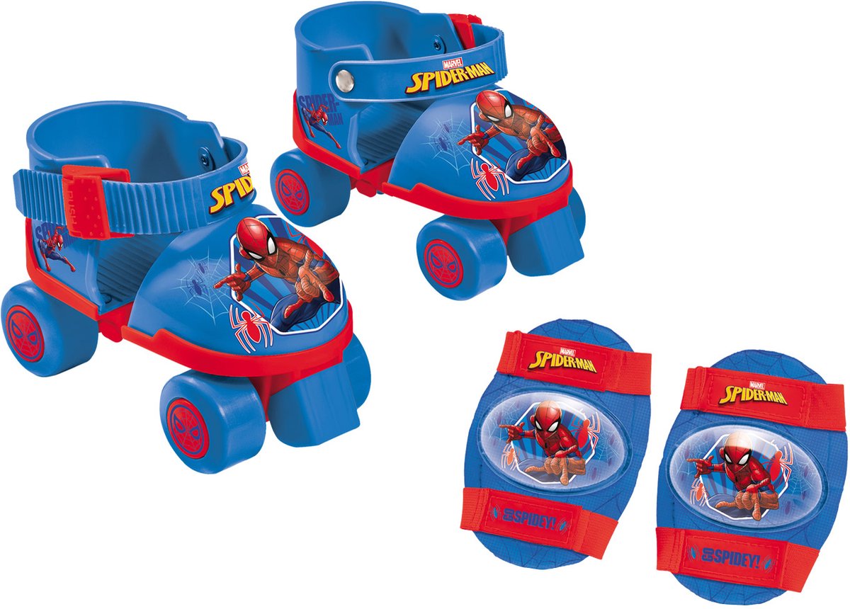 Spiderman Rolschaatsen met Beschermset, mt 22-29 Rolschaatsen kopen online