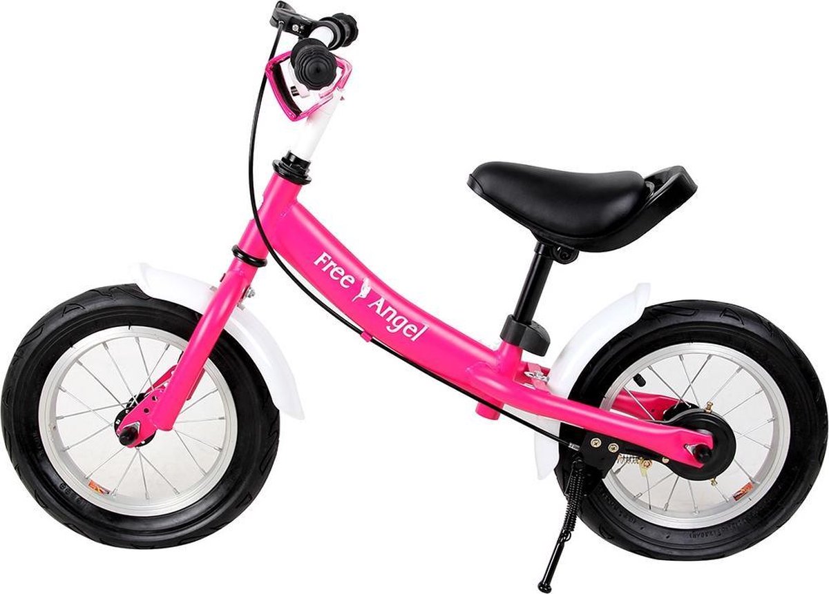 spielwerk loopfiets verstelbaar stuur en zadel robuust 2 5 jaar roze