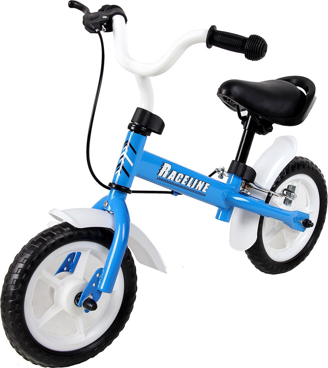 Spielwerk Loopfiets - Verstelbaar Stuur en Zadel Robuust vanaf 3 jaar - Blauw Loopfiets kopen online