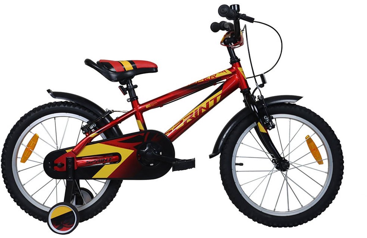 Sprint Casper 18´´ Fiets Rood Jongen Kinderfiets kopen online