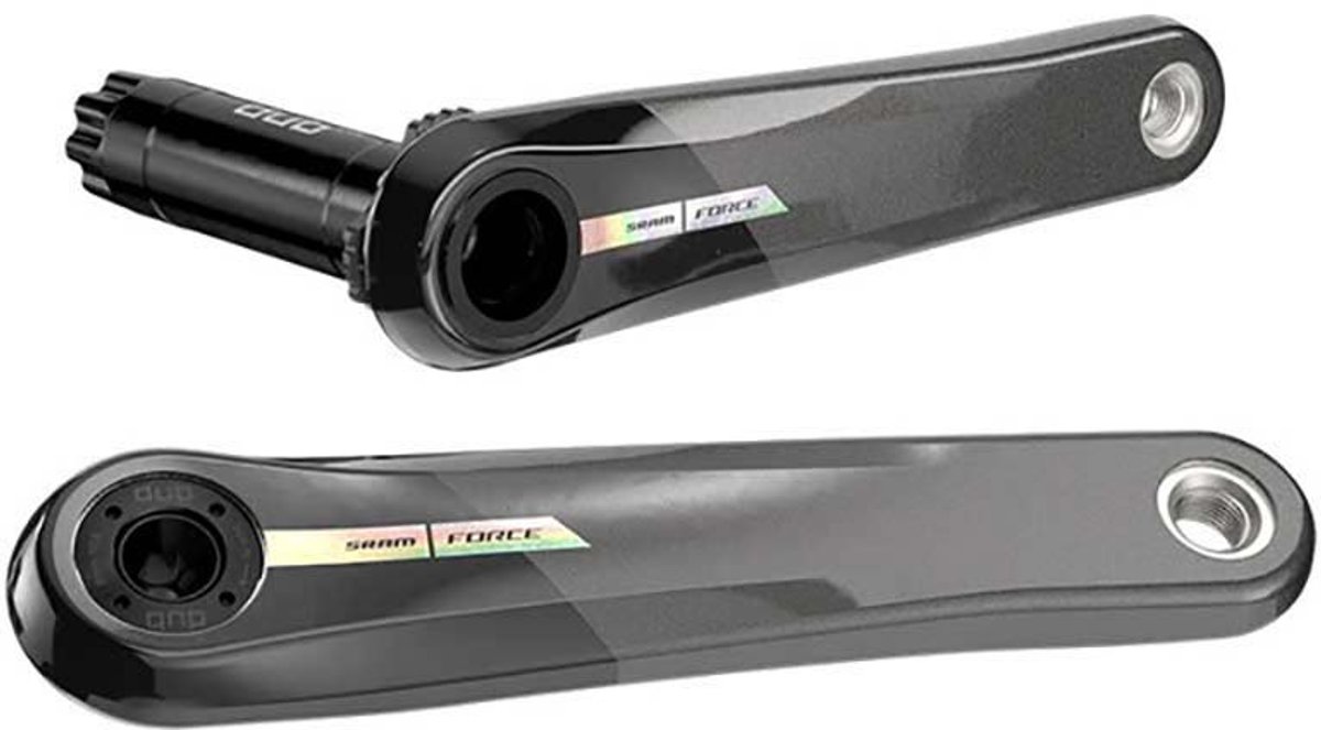 sram force d2 dub iridescent pedaalarm zilver 172 5 mm